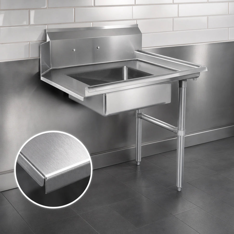 16-Gauge 304 Stainless Steel Top
