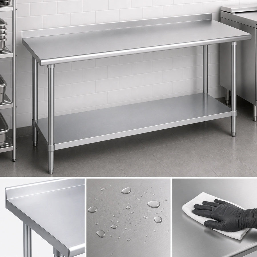 16-Gauge 400-Series Stainless Steel Top