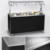 Thumbnail image #3 for Vollrath 2-Series Affordable Portable 60-Inch White Solid Top Utility Station with Buffet Breath Guard