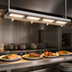 Thumbnail image #3 for Hatco Ultra-Glo 60-Inch Lighted Double Ceramic Infrared Food Warmer with 6-Inch Spacer