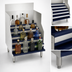 Thumbnail image #3 for Advance Tabco Prestige Supreme 5-Step Freestanding Liquor Bottle Display Unit, 18 x 25 x 35-15/16 Inches, Stainless Steel