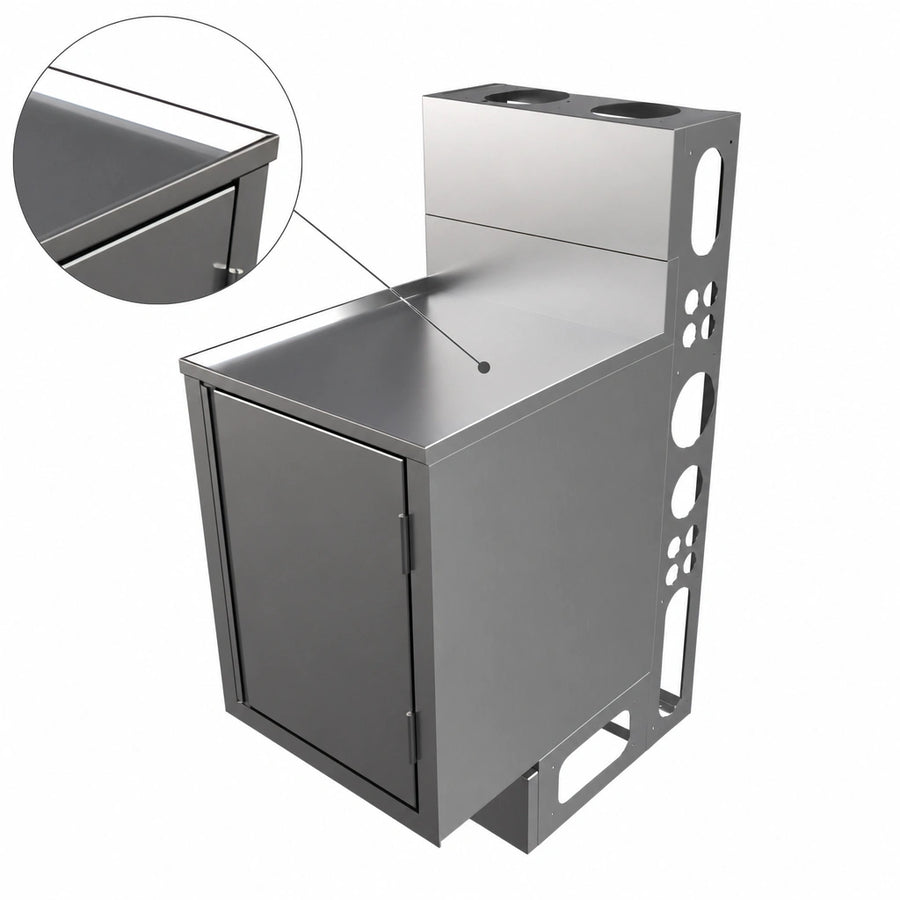Raised-Edge Flat Top