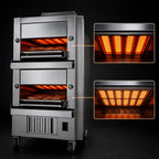 Thumbnail image #3 for Jade Range (Middleby) Titan JBB-236-IR Double-Deck Gas Banquet Broiler, Infrared/Radiant Heat, Stainless Steel