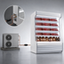 Thumbnail image #3 for Howard-McCray 35E Series 123-Inch Packaged Meats Open Merchandiser with LED Shelves, Remote Refrigeration