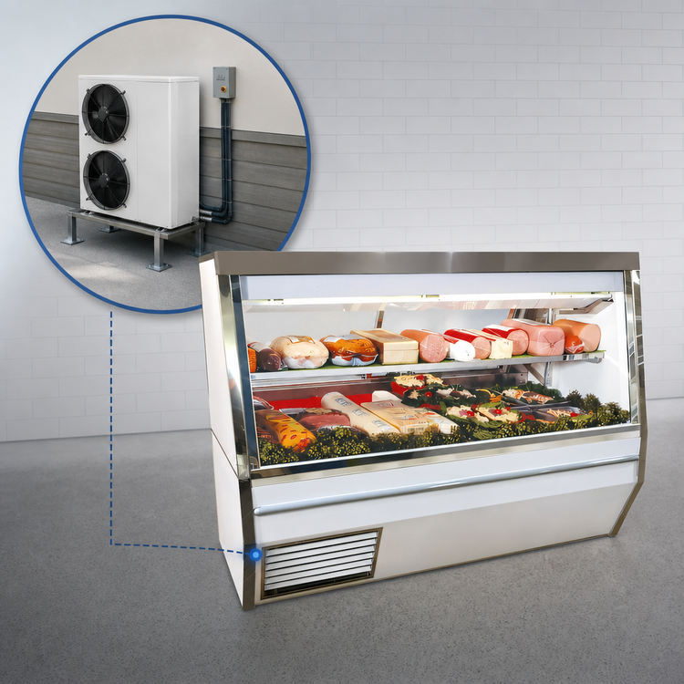 Product image #3 for Howard-McCray 72-Inch Remote Refrigerated Double Duty Full-Service Deli Meat & Cheese Service Case with LED Lighting