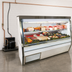 Thumbnail image #3 for Howard-McCray 34N Series 48-Inch Remote Double Duty Deli Meat & Cheese Service Case with Straight Glass and LED-Lit Mezzanine Shelf
