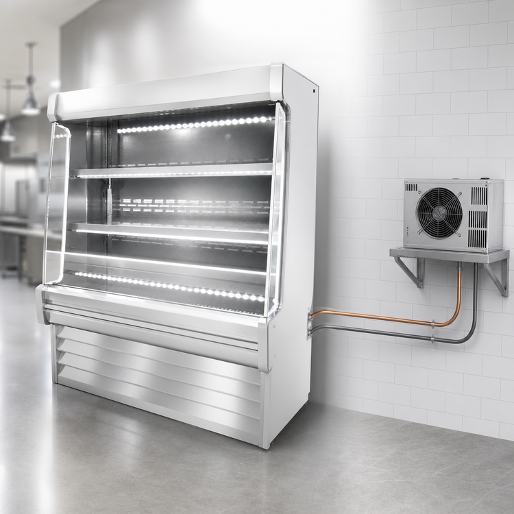 Product image #3 for Howard-McCray 35E Series 39-Inch Dairy Open Merchandiser, Vertical Case, LED Shelves, Remote Refrigeration
