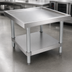 Thumbnail image #3 for BK Resources 36 x 30 x 20-Inch 14/304 Stainless Steel Machine Stand with Adjustable Undershelf