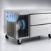 Thumbnail image #3 for Turbo Air PRO Series 48-Inch Refrigerated Chef Base with Flat Top and 2 Drawers