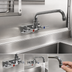 Thumbnail image #3 for Advance Tabco Lead-Free Backsplash-Mounted Faucet with 10-Inch Swing Spout, 4-Inch Centers