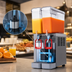 Thumbnail image #3 for Trento Ugolini Arctic Compact Electric Countertop Juice Dispenser with Magnetic Submerged Pump, 2 x 8-Liter Bowls, 115V