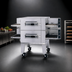 Thumbnail image #3 for Lincoln Impinger Low Profile Double-Stack Electric Conveyor Pizza Oven Package