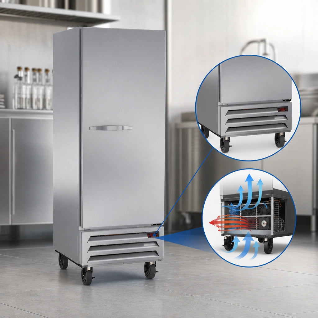 Bottom-Mounted Self-Contained Refrigeration