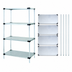 Thumbnail image #3 for Quantum 4-Shelf Solid Shelving Starter Kit, 36 x 21 x 54 Inches