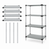 Thumbnail image #3 for Quantum Solid Stainless Steel Shelving Starter Kit, 36