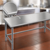 Thumbnail image #3 for Eagle Group Spec-Master Marine Series Stainless Steel Work Table, 72 x 36 Inches, 14-Gauge Top, Open Base