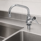 Thumbnail image #3 for Fisher 30120 Single-Hole Deck-Mount Manual Faucet, 10-Inch Swing Spout, Lever Handle, Brass, ADA Compliant