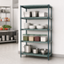 Thumbnail image #3 for Quantum 4-Tier Stationary Wire Plastic Mat Shelving Unit, 36