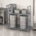 Thumbnail image #3 for Quantum Two-Tier Modular Wire Tank & Beverage Container Dunnage Rack, 48 x 24 x 54 Inches