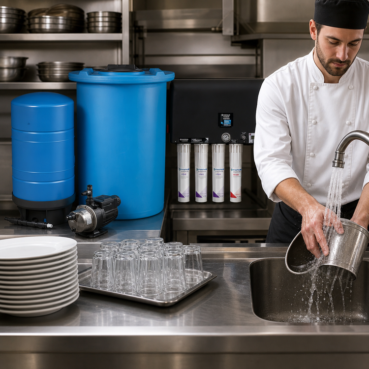 Product image #3 for Everpure BWS1500/50 HF PLUS Reverse Osmosis System with 50-Gallon Storage Tank and Repressurization Pump