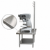Thumbnail image #3 for Advance Tabco 24-Inch x 24-Inch x 24-Inch Stainless Steel Equipment Stand with Utensil Rack and Galvanized Undershelf