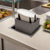 Thumbnail image #3 for Drop-In Unheated Oval Platter Dispenser, Open Frame, Stainless Steel
