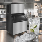 Thumbnail image #3 for Koolaire KDT0400A 30-Inch Air-Cooled Self-Contained Dice Cube Ice Machine, Up to 440 lb per 24 Hours