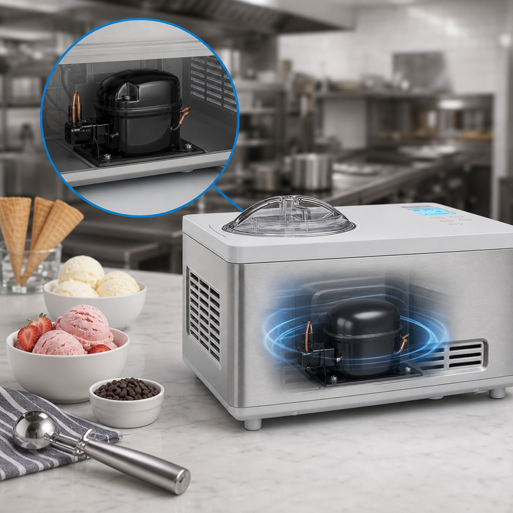 Product image #3 for Waring 2-Qt. Electric Ice Cream Maker with Built-In Compressor