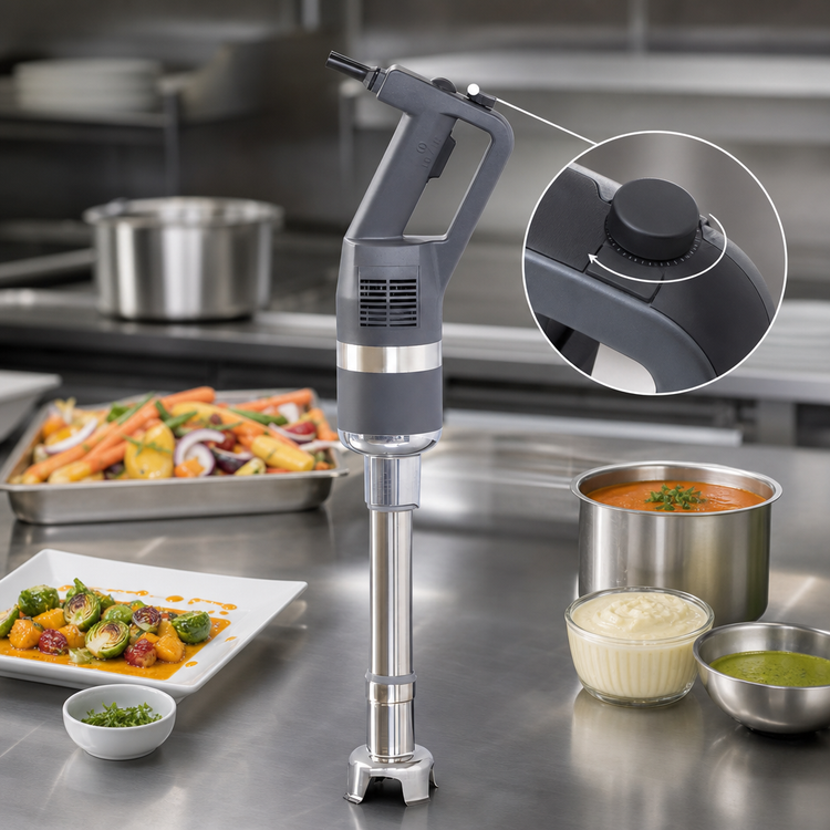 Product image #3 for Robot Coupe CMP250VV Compact Power Mixer Immersion Blender with 10-Inch Stainless Steel Shaft