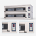 Thumbnail image #3 for Artisan 4T2 Double-Deck Side-Load Stone Hearth Electric Deck Oven, 4-Pan Capacity Per Deck