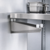 Thumbnail image #3 for Heavy Duty Single-Knob Right-Hand 21 Inch Stainless Steel Shelf C Bracket