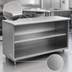 Thumbnail image #3 for Eagle Spec-Master PC1560SE-CS Open-Front Plate Cabinet — 60 Inches x 15 Inches, 14-Gauge 304 Stainless Steel Top