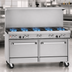 Thumbnail image #3 for Southbend Ultimate 60-Inch Gas Restaurant Range with 6 Open Burners, 24-Inch Griddle, Standard Oven and Cabinet Base