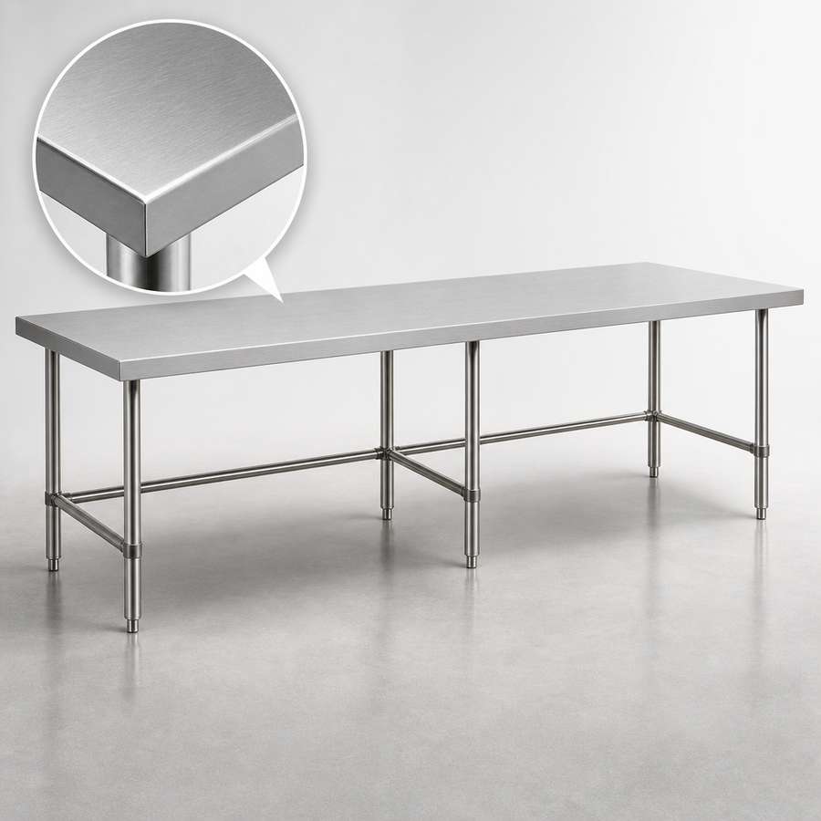 18-Gauge 430 Stainless Steel Top