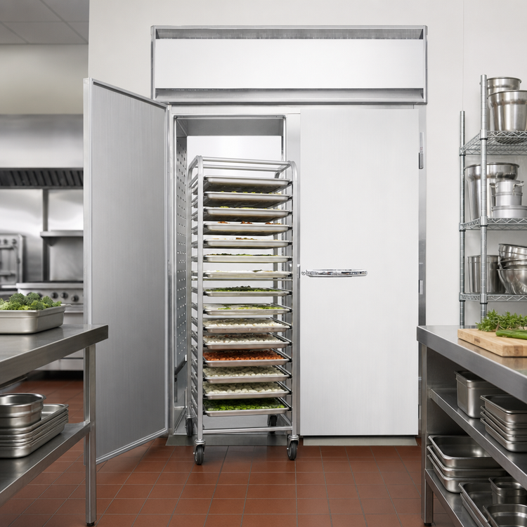 Product image #3 for Continental Refrigerator D2FINRT Designer Line Two-Section Roll-Thru Freezer