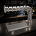 Thumbnail image #4 for Glastender PC-6-SS Countertop Pipe Cantilever Draft Dispensing Tower, 6 Faucets, Air-Cooled, Stainless Steel
