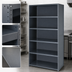Thumbnail image #3 for IRONMAN Stationary Closed Steel Shelving Unit, 12 x 36 x 75 Inches, 5 Shelves, 400 lb. per Shelf