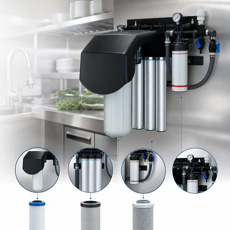 Product image #3 for Everpure Endurance Triple Commercial Water Filtration System, 0.2 Micron, 11.25 GPM