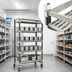 Thumbnail image #3 for Cambro Camshelving Elements XTRA High Density Top Rail Mobile Starter Shelving Unit, 5-Tier, 21 x 36 x 80 Inches