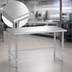 Thumbnail image #3 for Eagle Group Deluxe Series 72-Inch x 24-Inch Stainless Steel Flat Top Work Table with Tubular Base