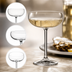 Thumbnail image #3 for Lucaris 7 oz Clear Stemmed Saucer Champagne Glass