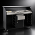 Thumbnail image #3 for Deluxe 63-Inch Indoor Portable Bar with Ice Bin, Speed Rails, and Locking Cabinet