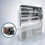Thumbnail image #3 for Howard-McCray 35E Series SC-OD35E-4L-LED Dairy Open Merchandiser, 51"W x 60"H, Self-Contained Refrigeration, LED-Lit Shelves