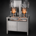 Thumbnail image #3 for Groen Direct Steam Kettle Cabinet Assembly with (2) 20-Quart Hand-Tilt Kettles and 36-Inch Stainless Steel Cabinet