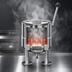Thumbnail image #3 for Groen TDC/3-10 10 Qt Direct Steam Tabletop Steam Kettle with 2/3 Jacket and Hand Tilt
