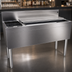 Thumbnail image #3 for Glastender 48-Inch Stainless Steel Underbar Combo Ice Bin/Cocktail Unit with Left Bottle Well and 10-Circuit Cold Plate