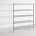 Thumbnail image #3 for EAGLEbrite 72-Inch W x 24-Inch D x 86-Inch H 5-Tier Add-On Wire Shelving Unit with QuadTruss Design, Zinc Finish