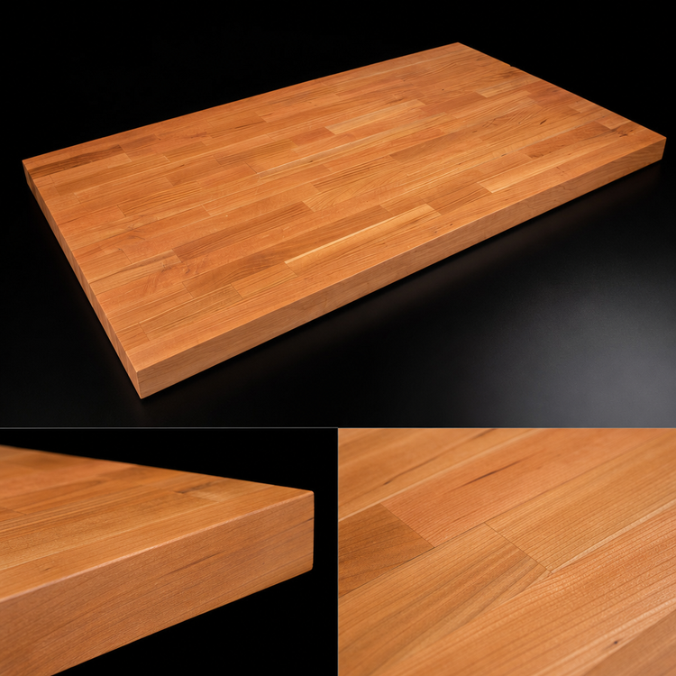 Product image #3 for Boos Block American Cherry Blended Edge Grain Kitchen Countertop with Varnique Finish, 120 x 42 x 1-1/2 Inch