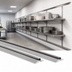 Thumbnail image #3 for Metro HD qwikTRAK 18-Foot Commercial Shelving Track Set