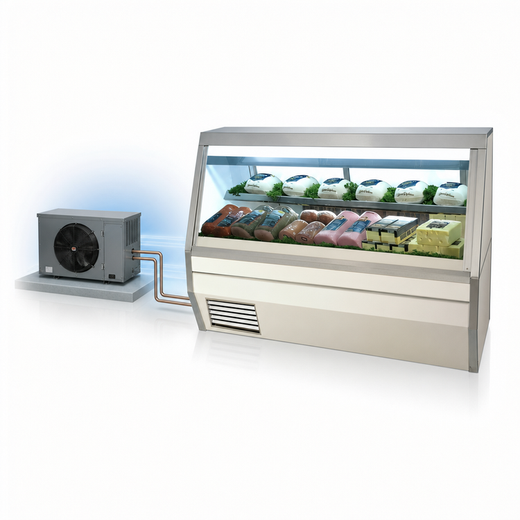 Product image #3 for Howard-McCray 35 Series Remote Double Duty Deli Meat & Cheese Service Case, 95 Inch, Straight Glass, LED Lighting